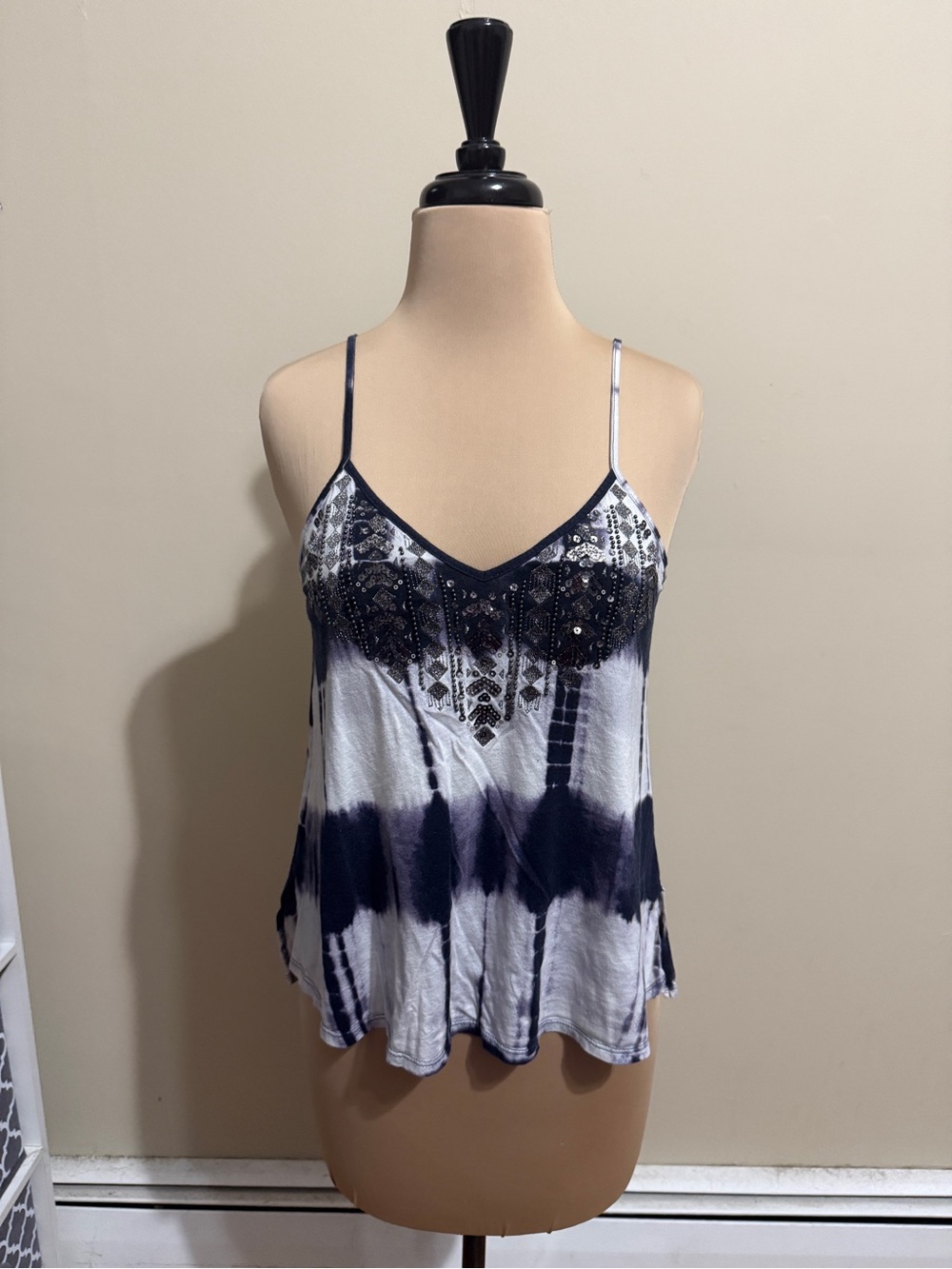 Express boho tye dye top -